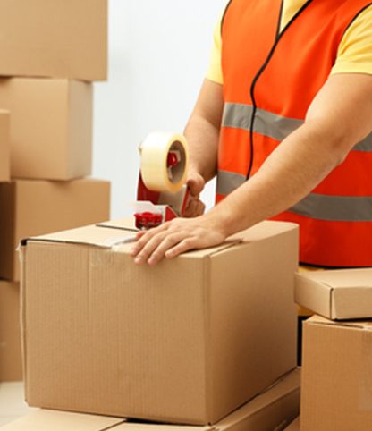 Packing parcels for moving out - Steiney Removalists in Towoomba, QLD
